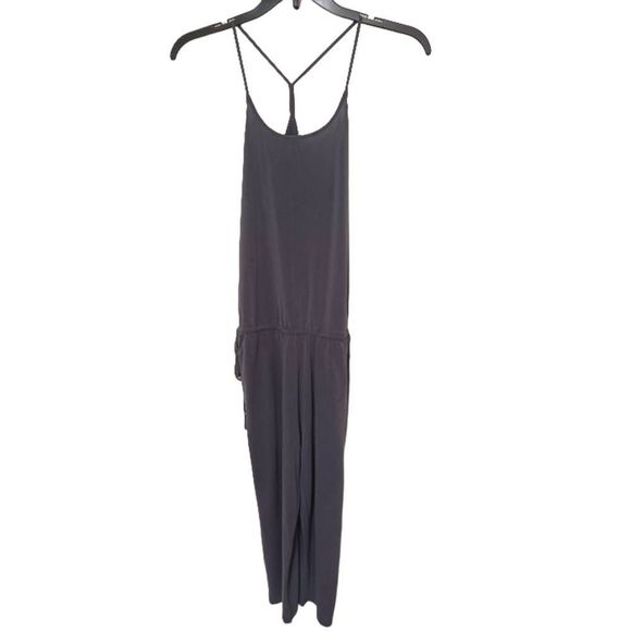 GAP Pants - Gap Jumpsuit With Pockets Spaghetti Straps Gray Size Small